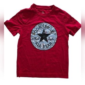 Converse All Stars Kids Logo Tshirt Tee Short Sleeve Size 6